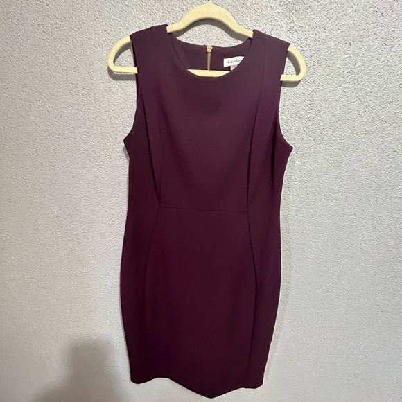 NWOT Calvin Klein Scuba Dress size 12 - Picture 4 of 11